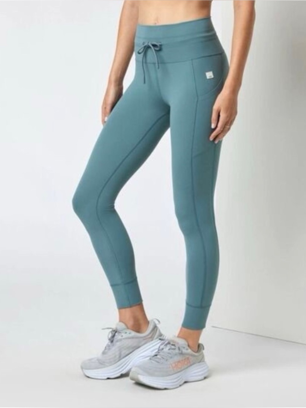 VUORI | Daily Pocket Legging in Teal (Blue/Green), Size Large